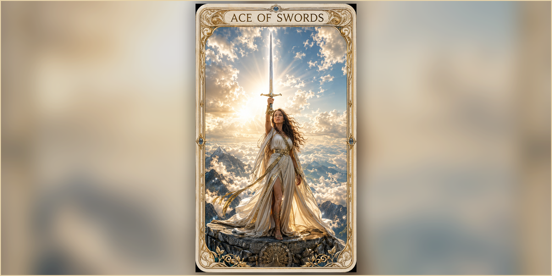 Ace of Swords tarot card artwork