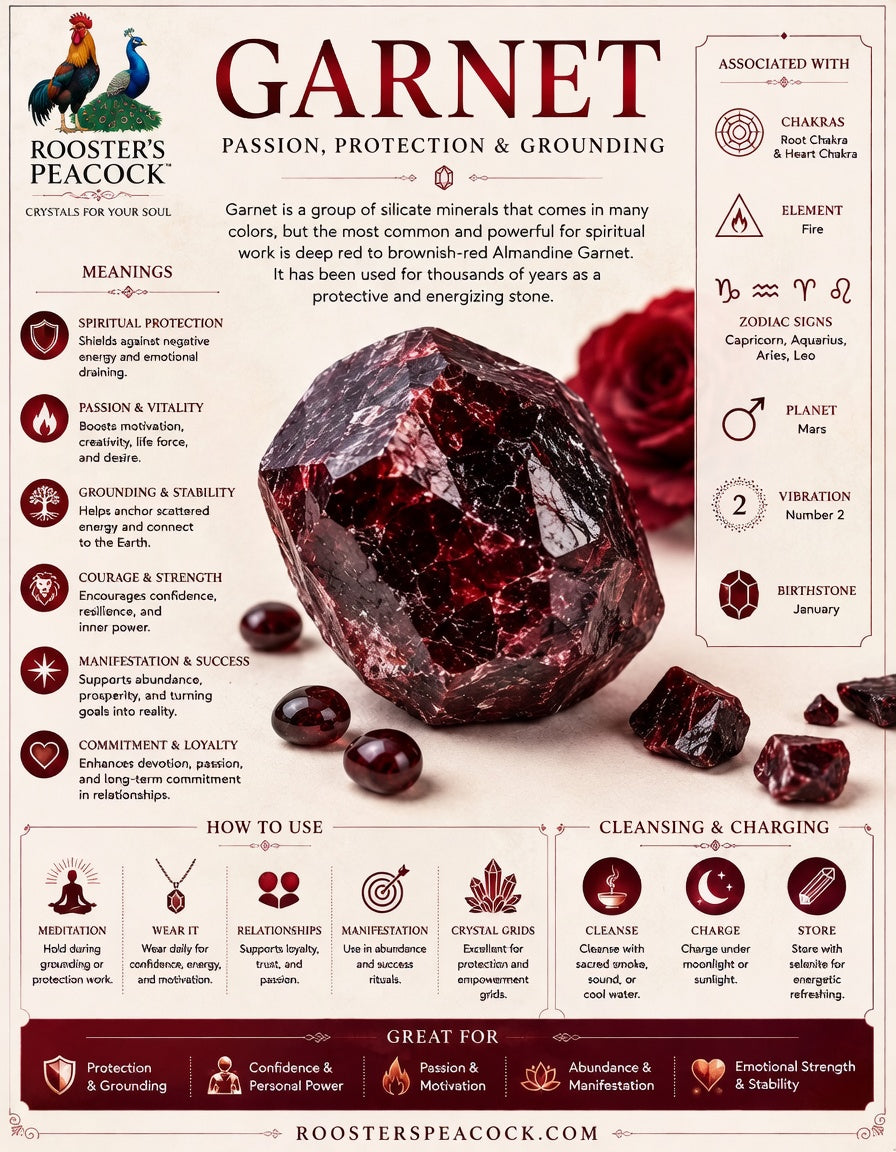 Garnet: The Stone of Passion, Protection & Grounding