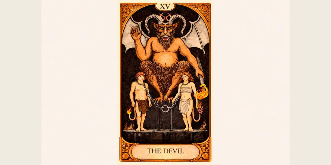 The Devil Major Arcana tarot card artwork