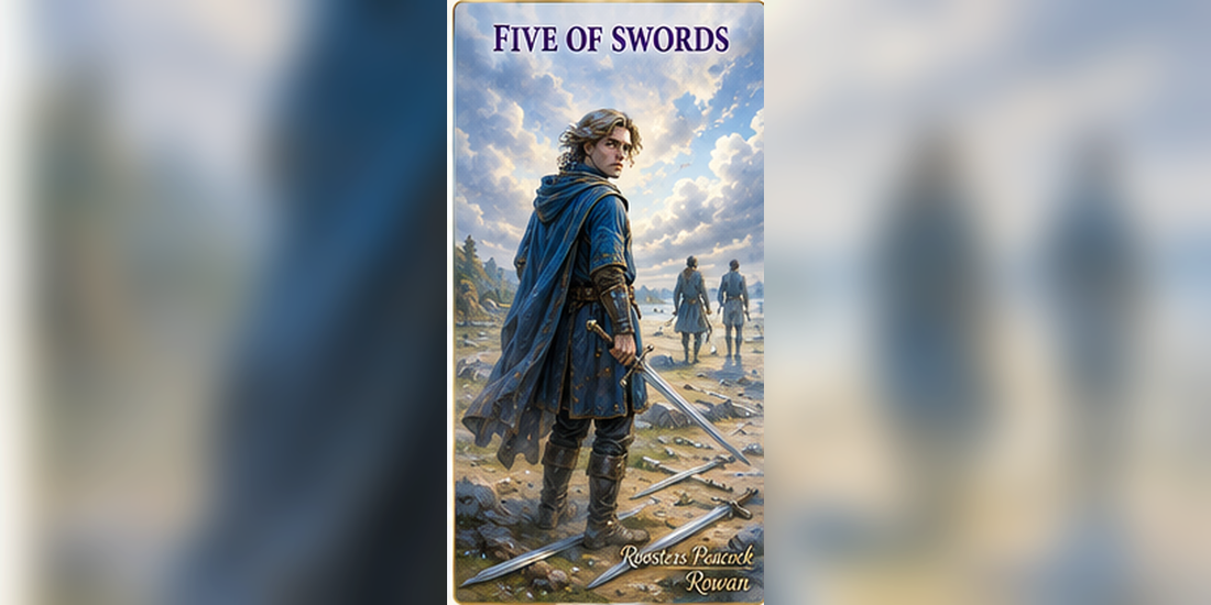 Five of Swords tarot card artwork