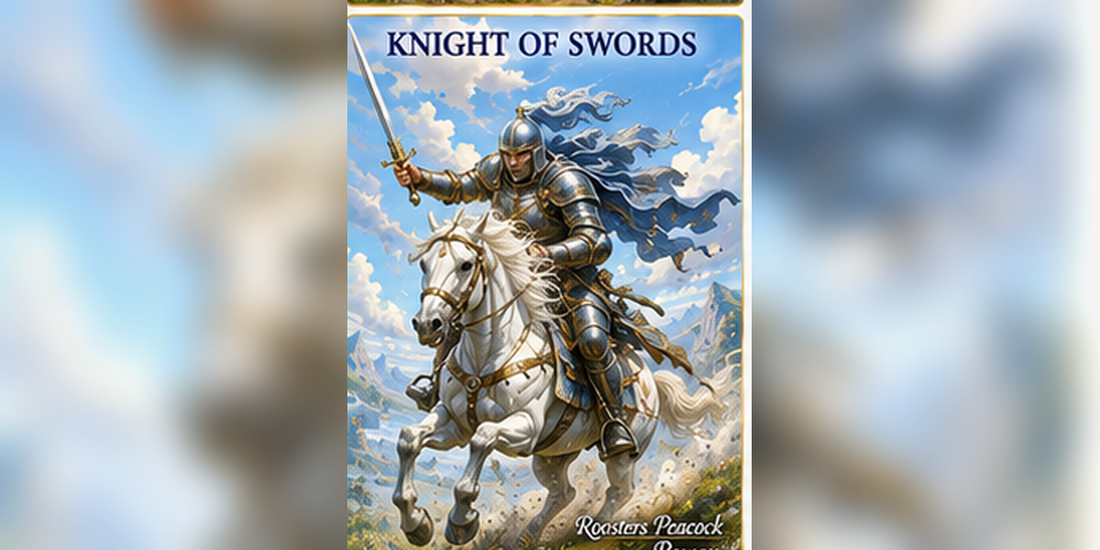 Knight of Swords tarot card artwork