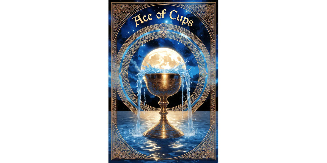 Ace of Cups tarot card artwork
