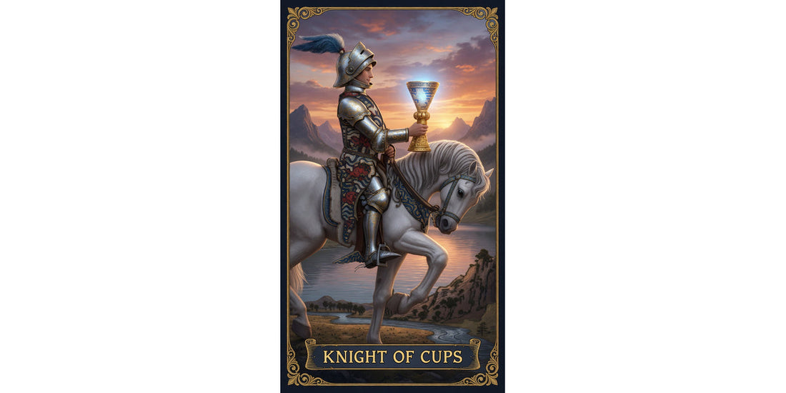Knight of Cups tarot card artwork