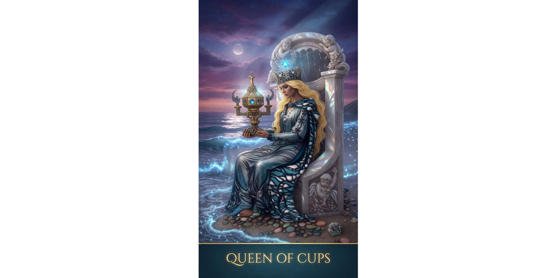 Queen of Cups tarot card artwork