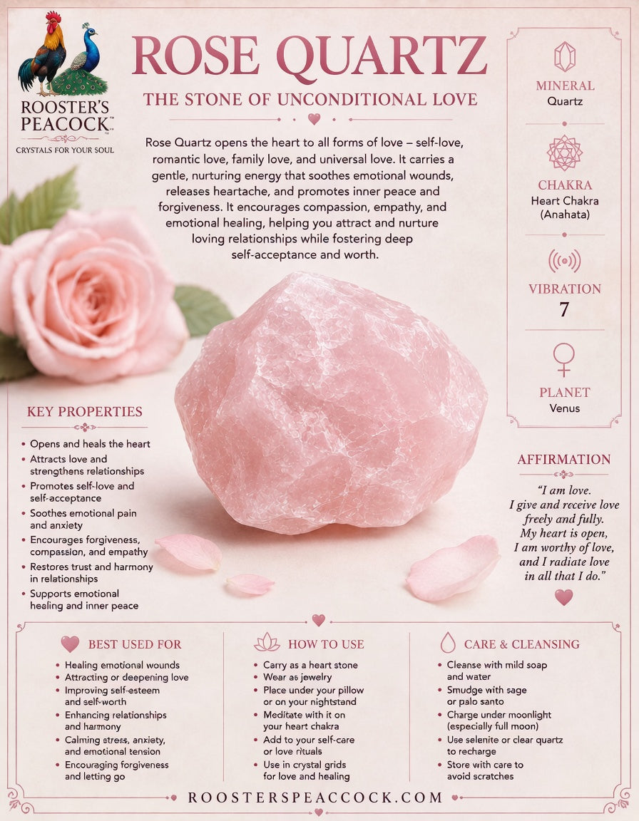 Rose Quartz: The Stone of Universal Love & Emotional Healing