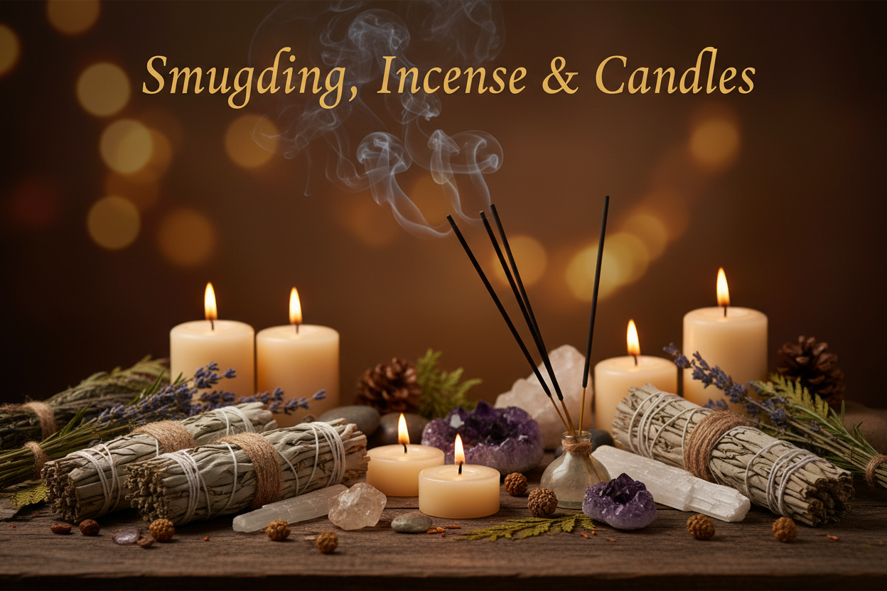 Candles, Incense & Smoke Cleansing