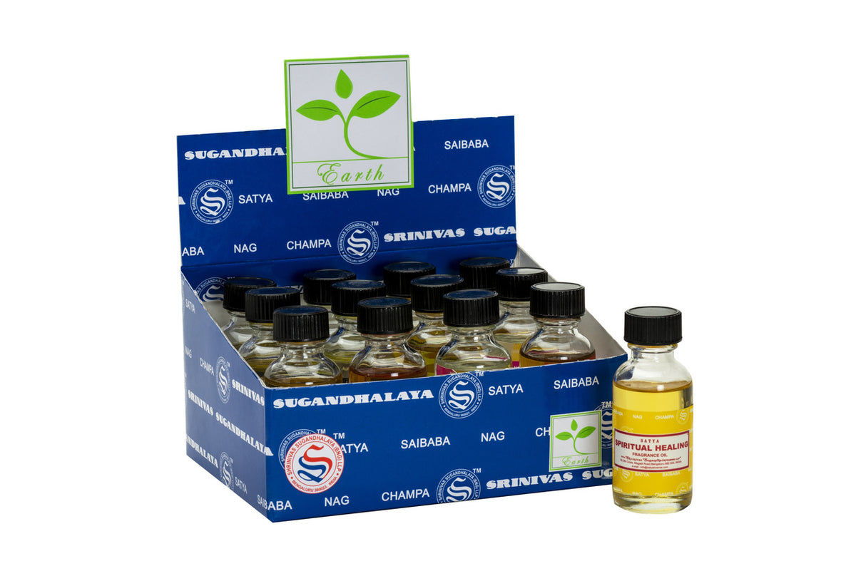 Satya Fragrance Oils 15ml – Patchouli, Nag Champa, Dragon's Blood, Sandalwood & More