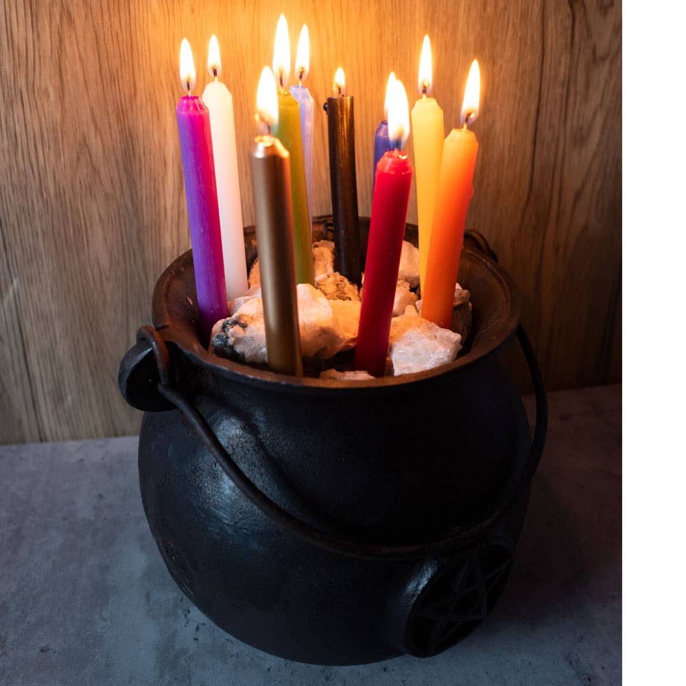 Harmonia 7 Chakra Mini Ritual Candles – Pack of 20 | Root to Crown Spell Candles for Meditation, Energy Healing & Altar Work