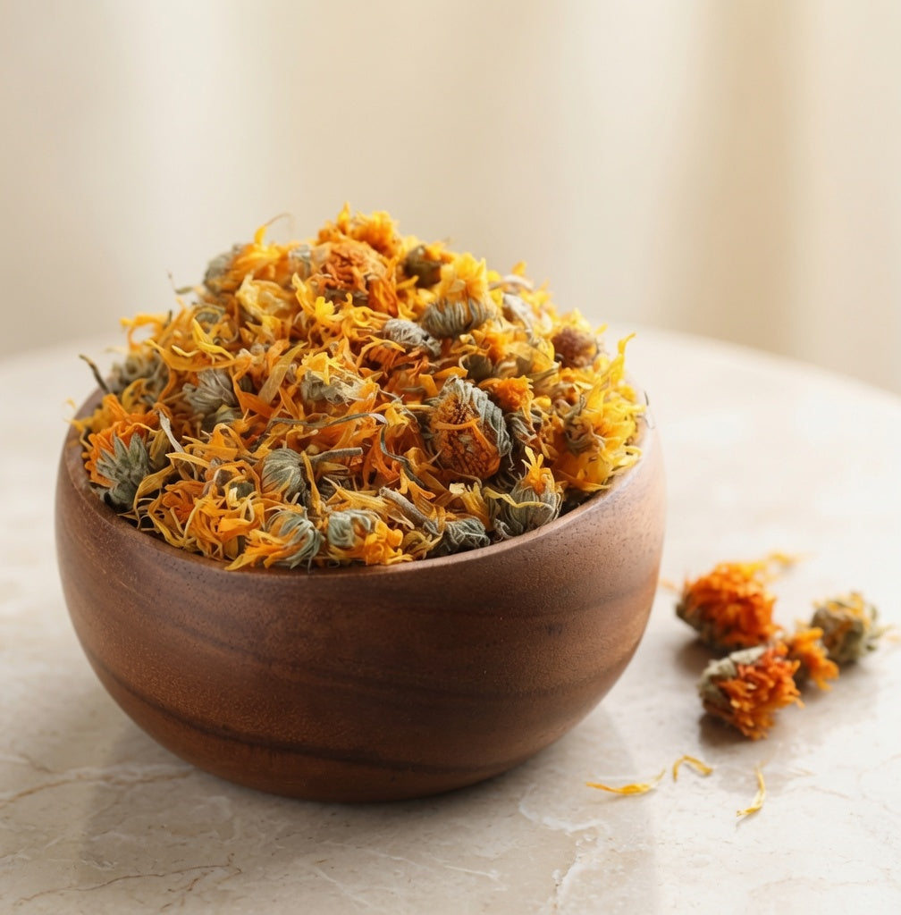 Calendula Flowers (Calendula officinalis) Organic – Premium Dried Botanical – U.S. Origin