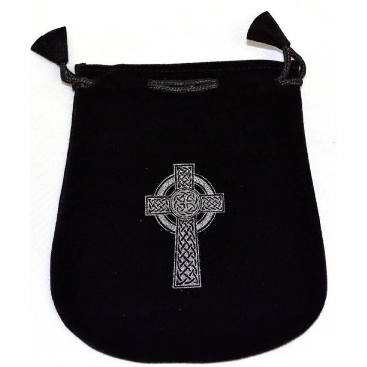 Luxurious Black Velvet Drawstring Tarot Pouch - 5" x 5"