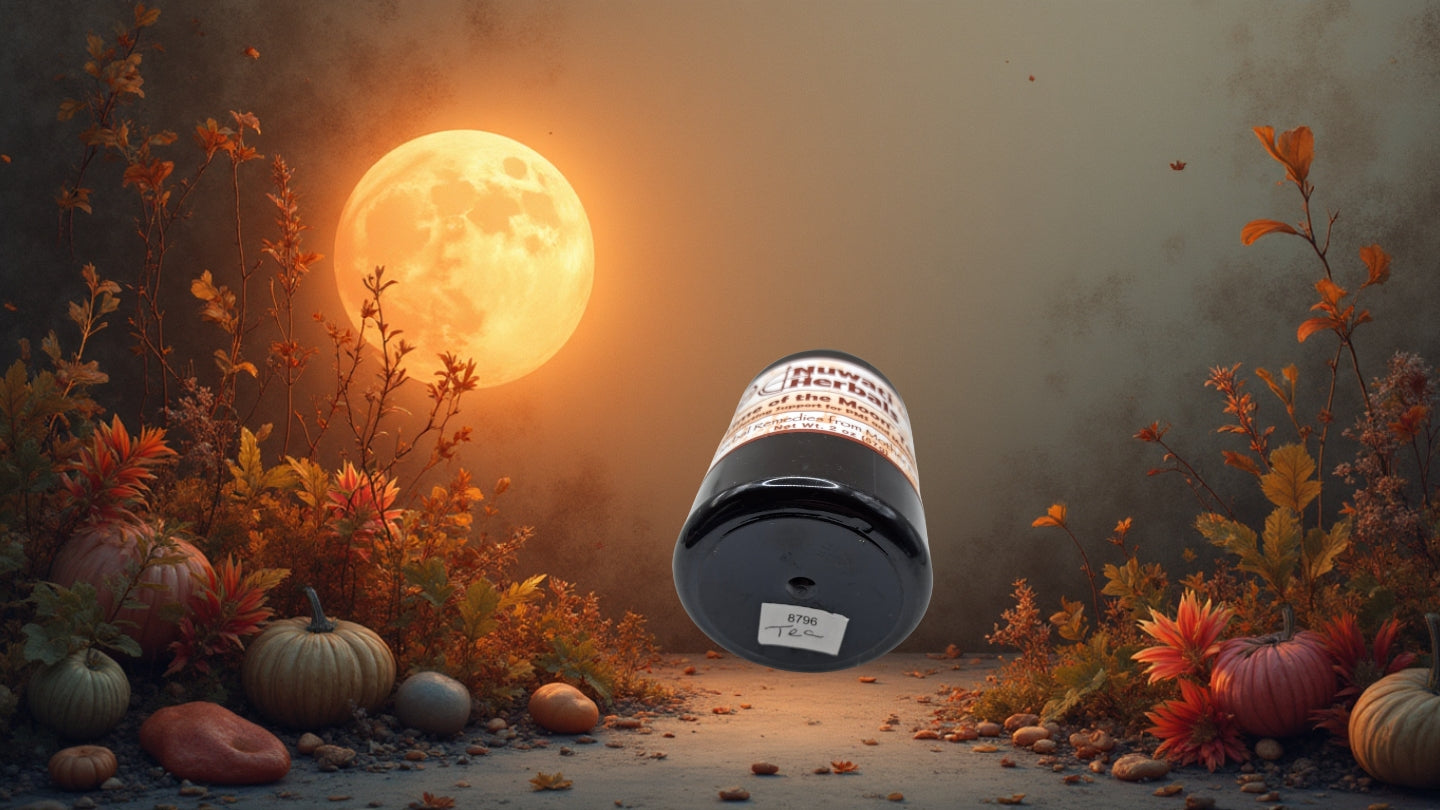 Nuwati Herbals Time of the moon Tea Comforting Support for PMS and Menopause 2 0z