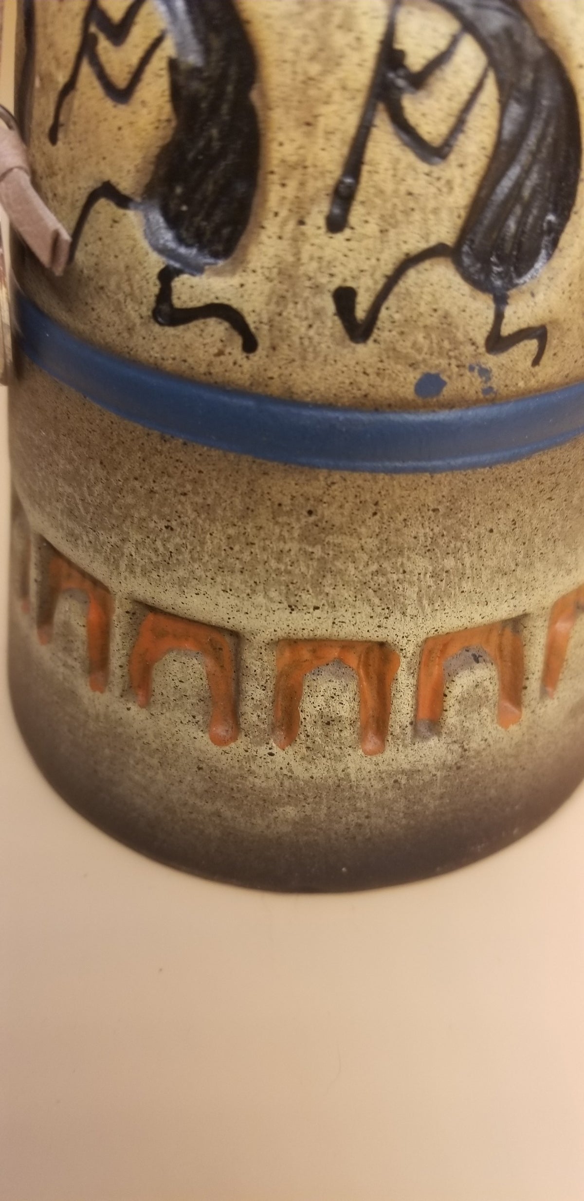 Arizona Brand Vintage Native American Kokopelli Pottery Bell Decor Southwestern