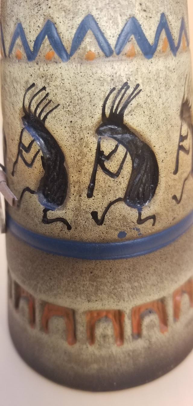 Arizona Brand Vintage Native American Kokopelli Pottery Bell Decor Southwestern