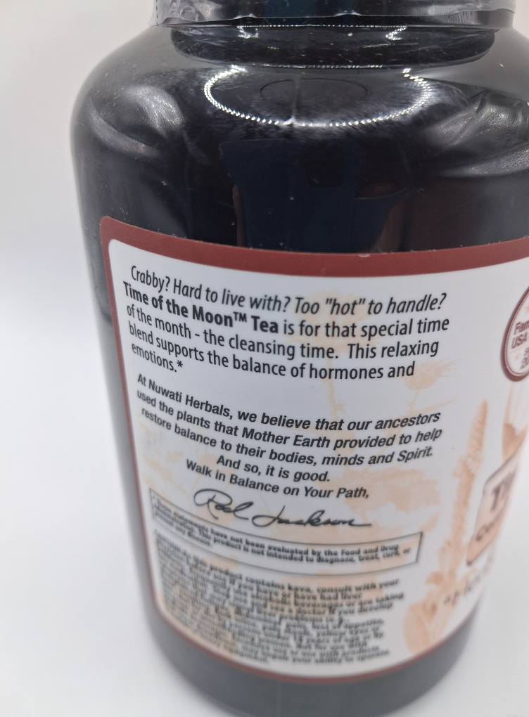 Nuwati Herbals 4 oz "Time of the Moon" Tea Comforting Support for PMS and Menopause