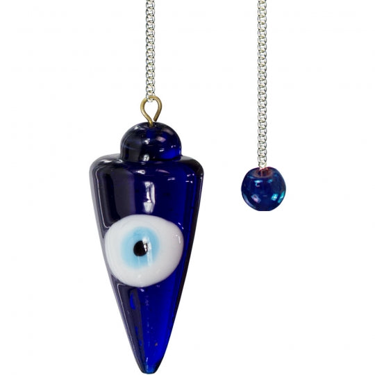 Evil Eye Talisman Pendulum You Choose Round or Point