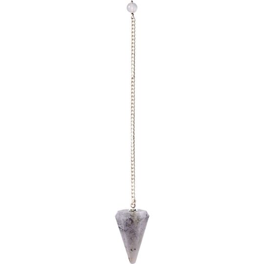 Pendulum Hexagonal Chalcedony - Divination & Dowsing Tool