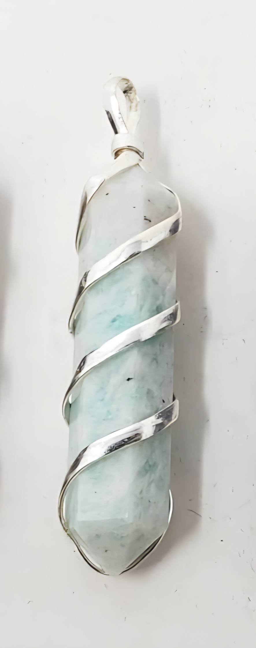 Wire Wrapped Crystal Point Pendant 1.75" - Choose Your Stone (5 Options)