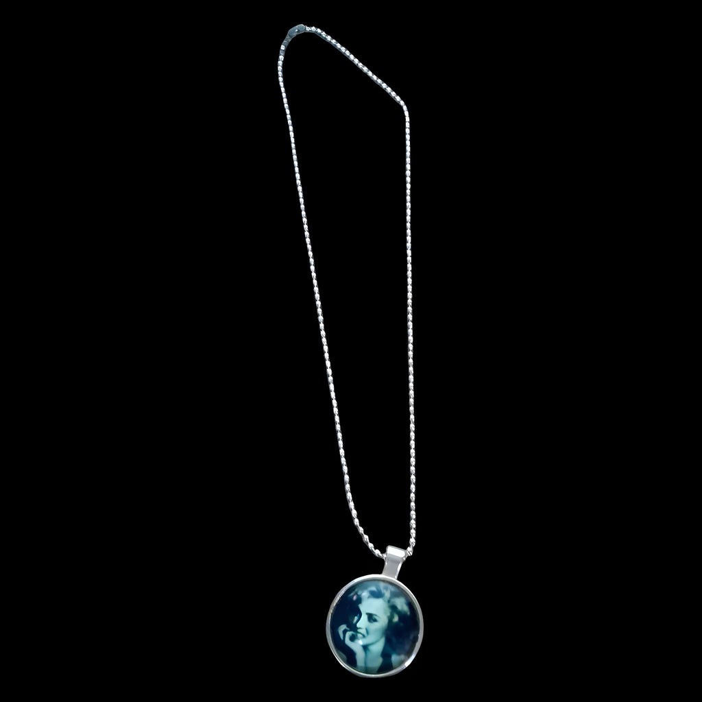 Marilyn Monroe Pendant Necklace - 18 in Chain, 1 in Pendant, Handmade