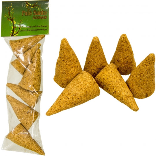 Palo Santo Incense Cones Pack of 6 | Holy Wood Incense for Cleansing