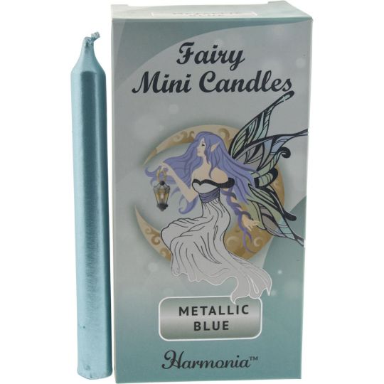 Mini Ritual Candles Pack of 20 – Metallic Spell Candles in Green, Blue, Pink, Red & Navy | Altar, Spellwork & Manifestation