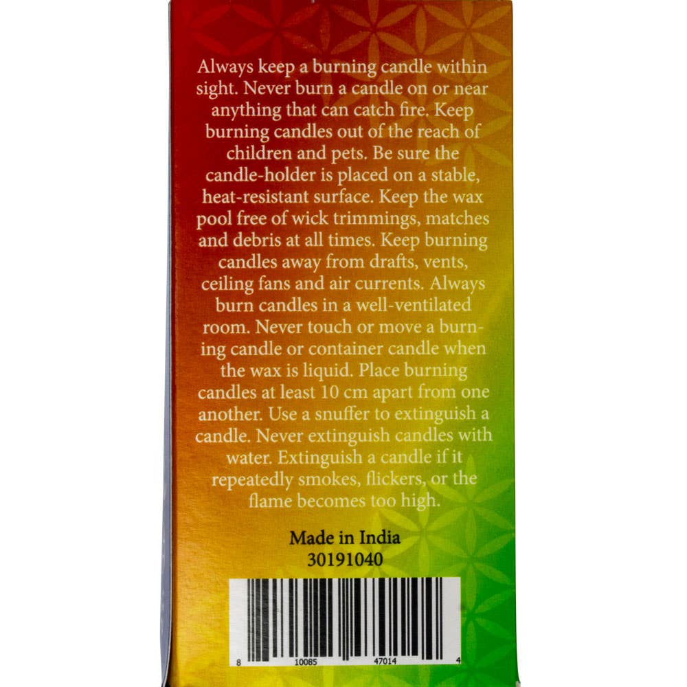Harmonia 7 Chakra Mini Ritual Candles – Pack of 20 | Root to Crown Spell Candles for Meditation, Energy Healing & Altar Work