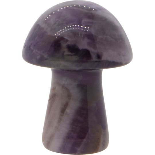 Gemstone Mini Mushroom – Carnelian, Rose Quartz, Amethyst, Black Obsidian & More | Crystal Carving Talisman