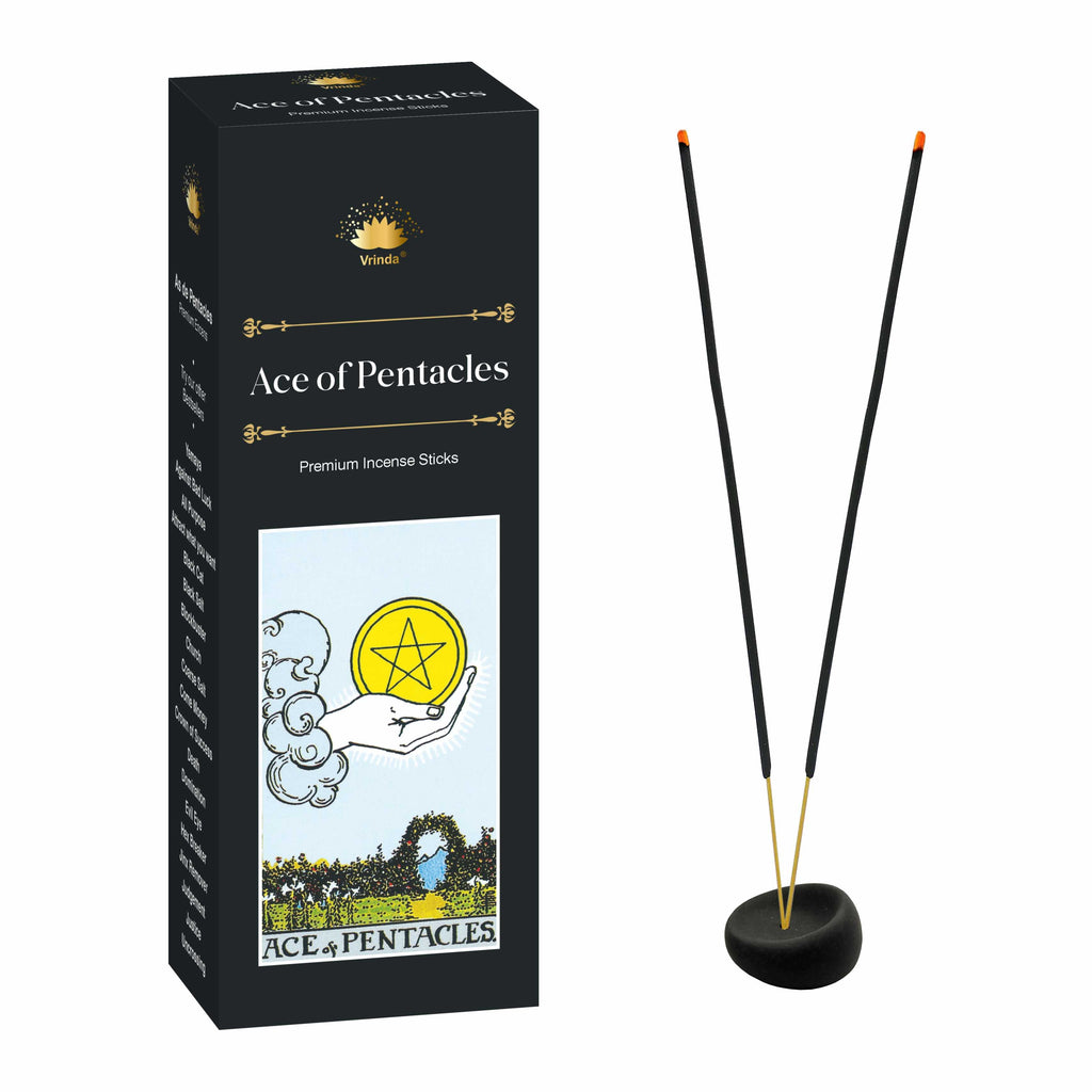 Pentacles Hexa Incense Sticks – Prosperity, Abundance & Grounding | Tarot-Inspired Ritual Incense | 20 Sticks