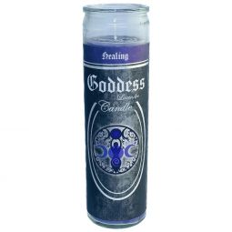 Goddess Lavender Healing seven-day ritual candle included in the Healing and Comfort Intention Kit