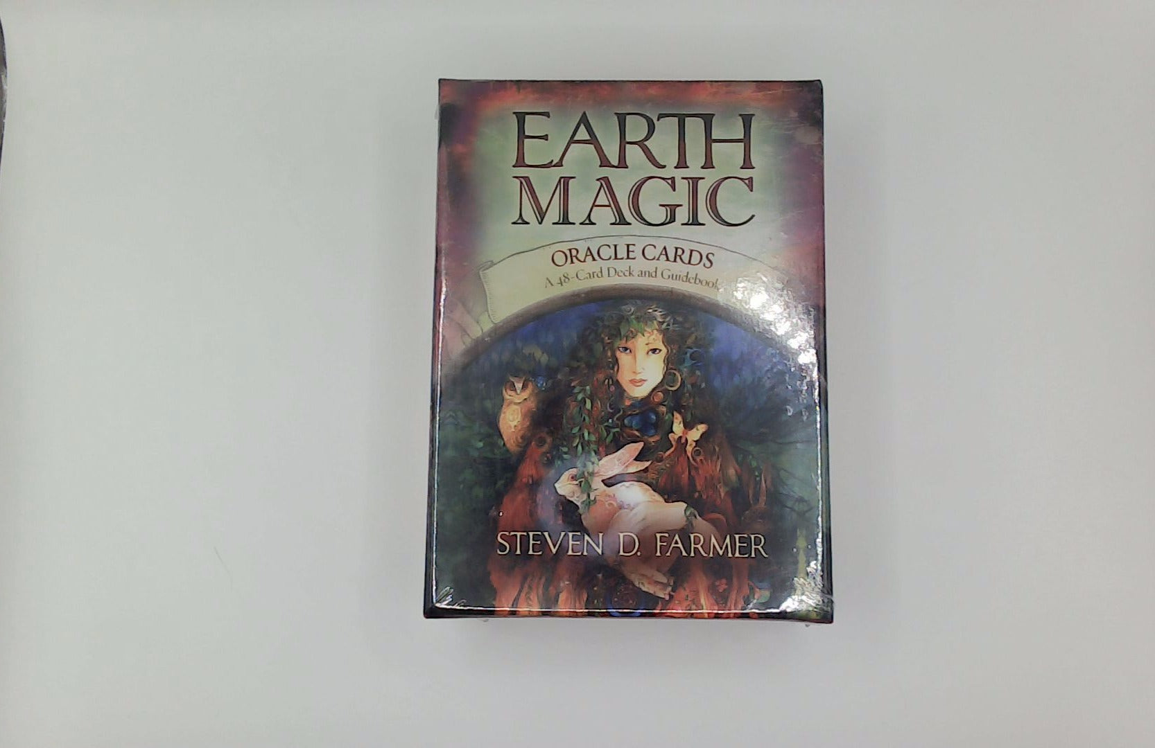 Earth Magic Oracle Cards By Steven Farmer 48 Cards W/Guidebook In Original Box Authentic