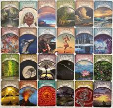 Earth Magic Oracle Cards By Steven Farmer 48 Cards W/Guidebook In Original Box Authentic