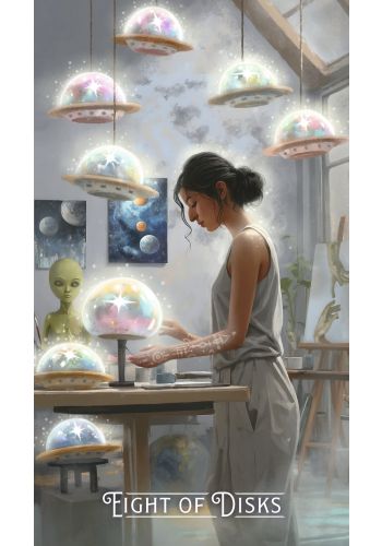 Galactic Star Tarot A 78-Card Deck and Guidebook
