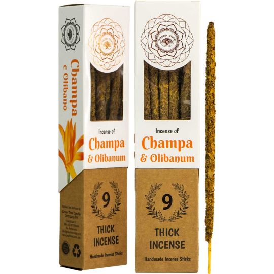 Green Tree Botanical Incense - 9 Thick Sticks (Choose Your Scent)