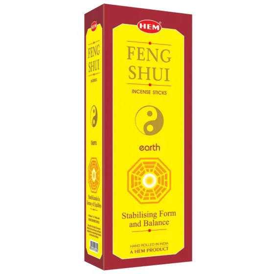 HEM Feng Shui Incense Sticks | 20 Sticks | Choose Your Element | Water, Fire, Earth, Metal