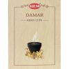 HEM Damar Resin Cups - Pack of 10 | Easy Light Charcoal Resin Incense Cups | Natural Purification & Meditation
