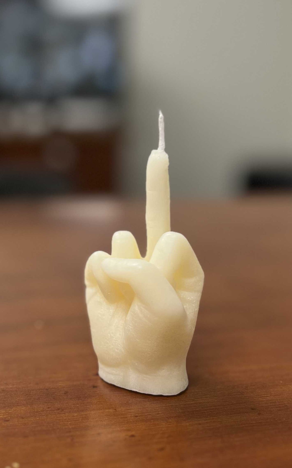 Flip You Off Finger Candle | 3.5" | Banishing, Cord-Cutting & Unapologetic Energy | Black or White