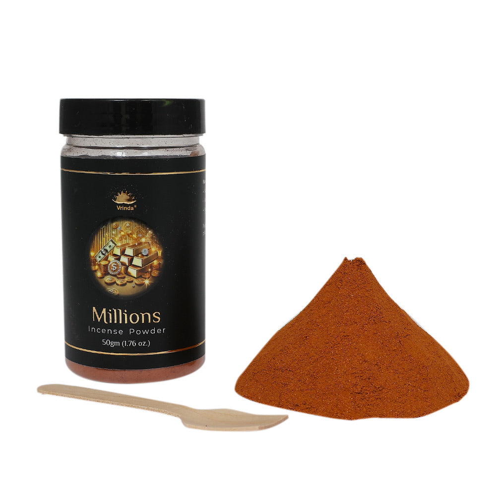 Vrinda® Sacred Ritual Incense Powder | 50g | 7 Powerful Varieties