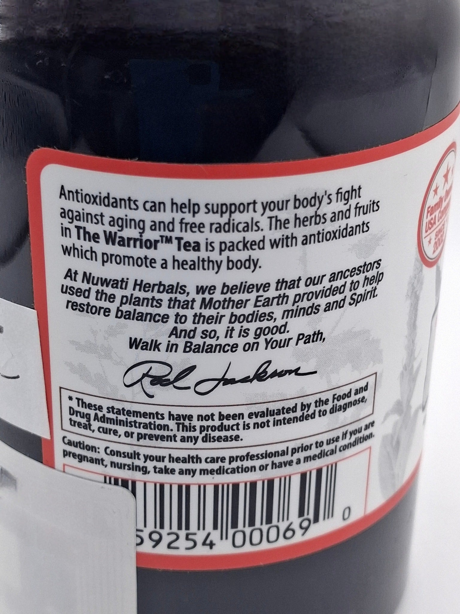 Nuwati Herbals "The Warrior" Tea Comforting Support for Digestion