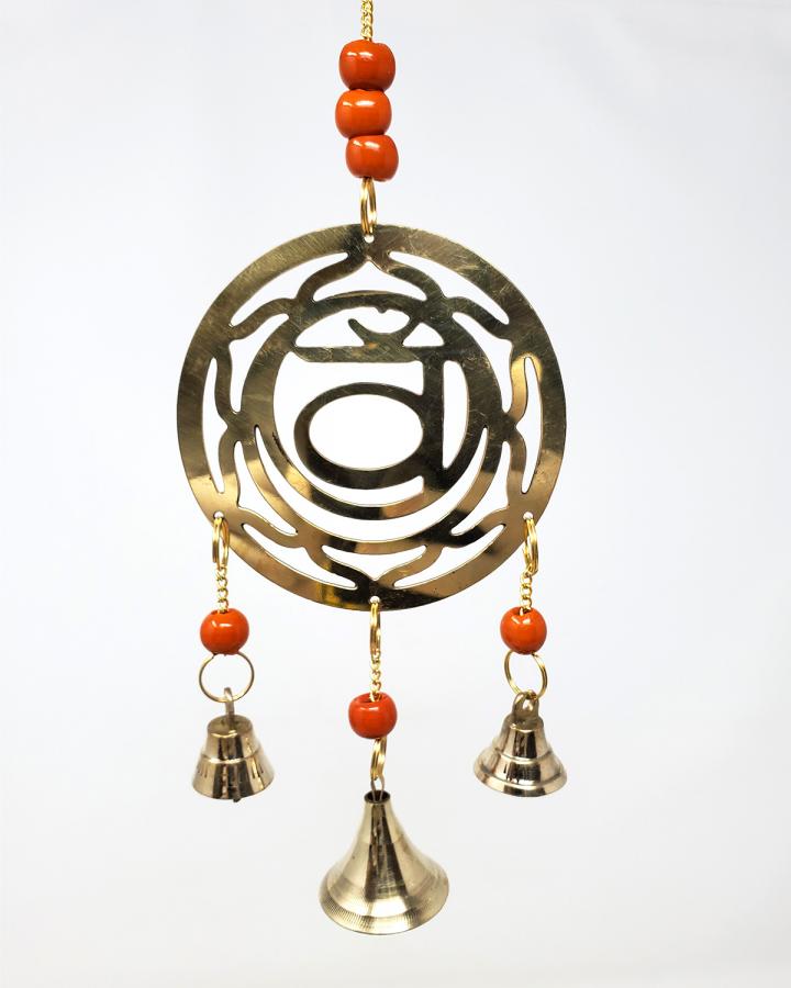 Chakra Brass Wind Chime 11" High - Choice of Chakra