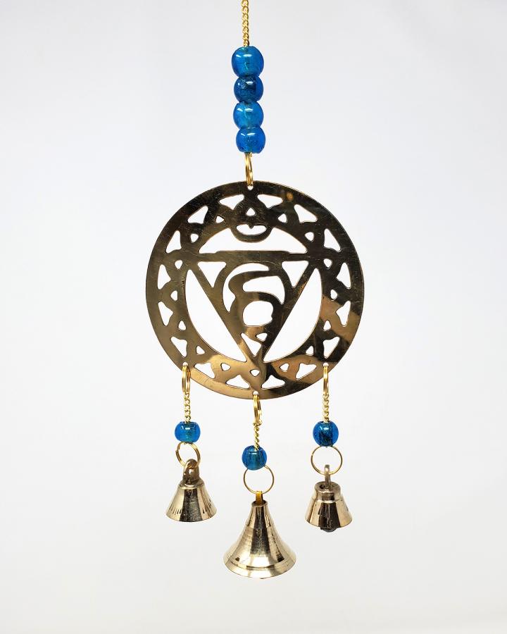 Chakra Brass Wind Chime 11" High - Choice of Chakra