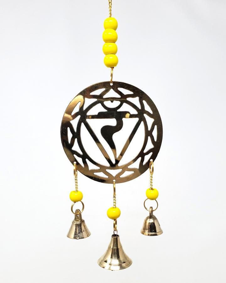 Chakra Brass Wind Chime 11" High - Choice of Chakra