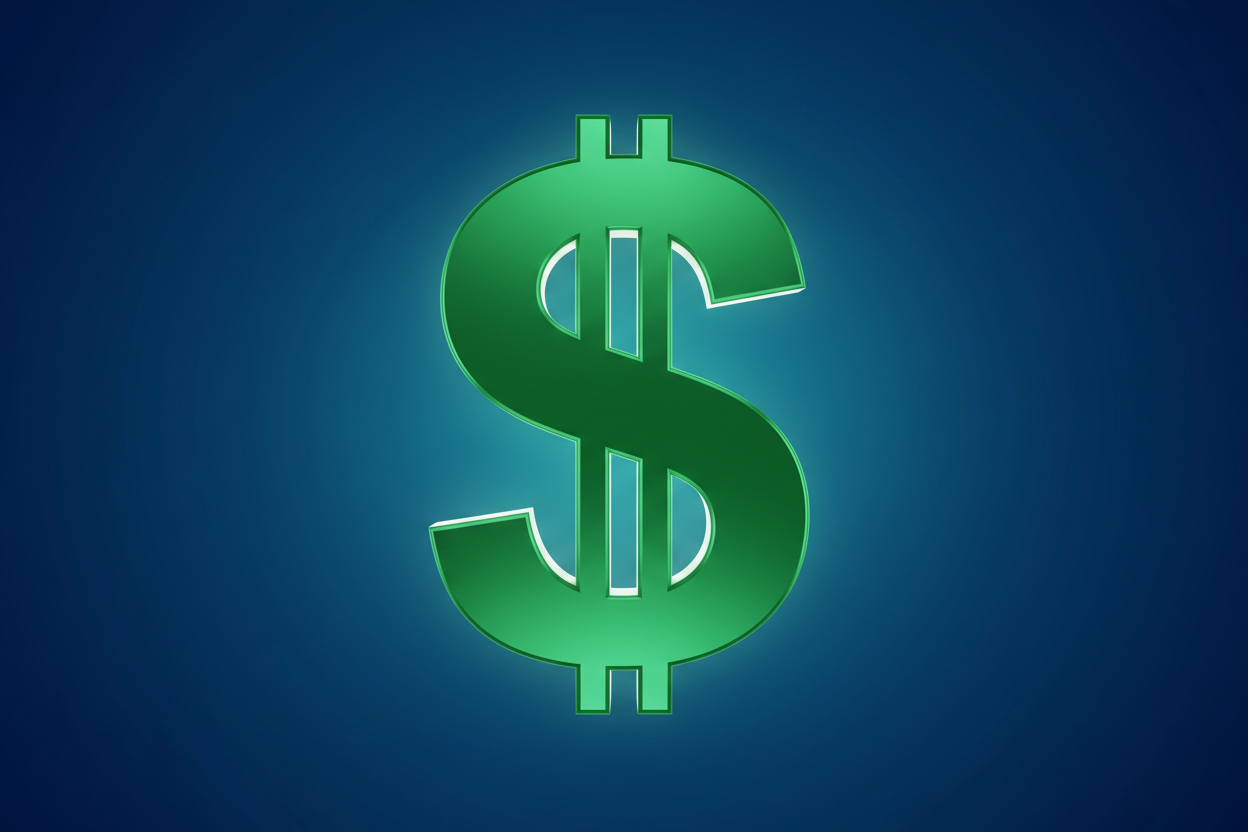 big dollar sign green