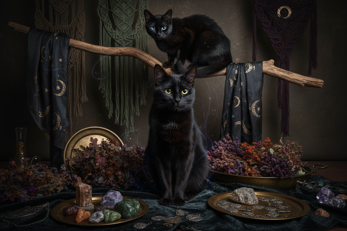 Black Cat | Gato Negro Spiritual Scented Oil | 2 oz. | Luck, Protection & Folk Magic