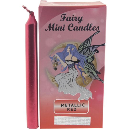 Mini Ritual Candles Pack of 20 – Metallic Spell Candles in Green, Blue, Pink, Red & Navy | Altar, Spellwork & Manifestation
