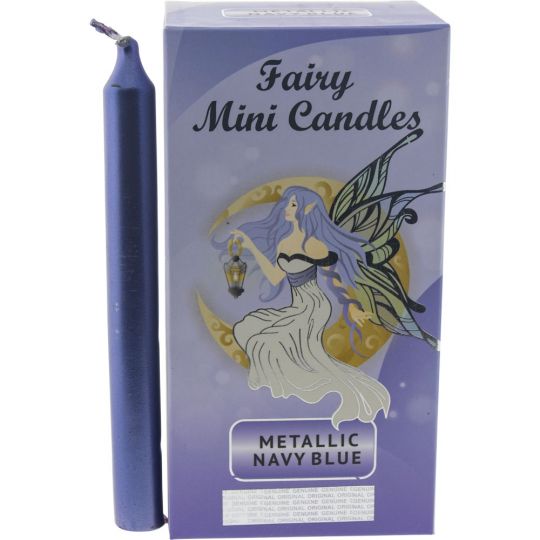 Mini Ritual Candles Pack of 20 – Metallic Spell Candles in Green, Blue, Pink, Red & Navy | Altar, Spellwork & Manifestation