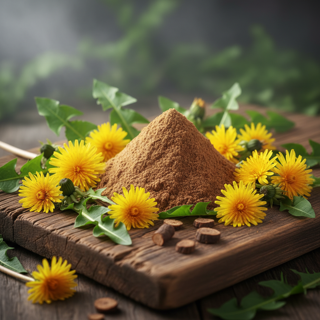 Dandelion Leaf Powder (Taraxacum officinale) – Premium Dried Botanical