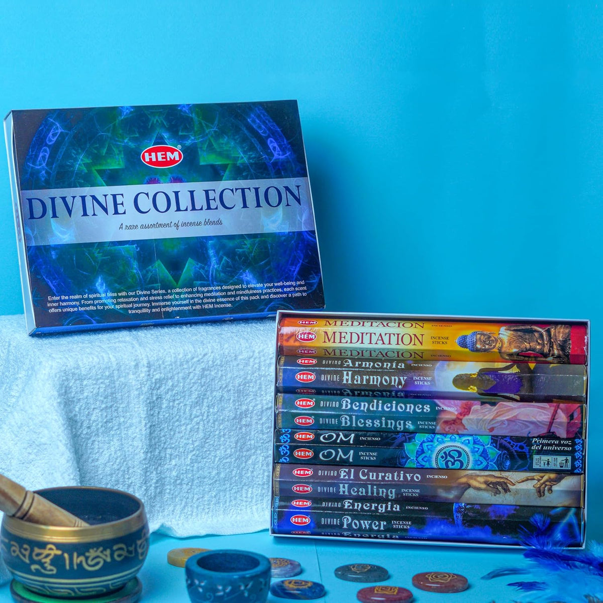 Hem Divine Collection Gift Pack – Sacred Incense for Spiritual Upliftment & Ritual