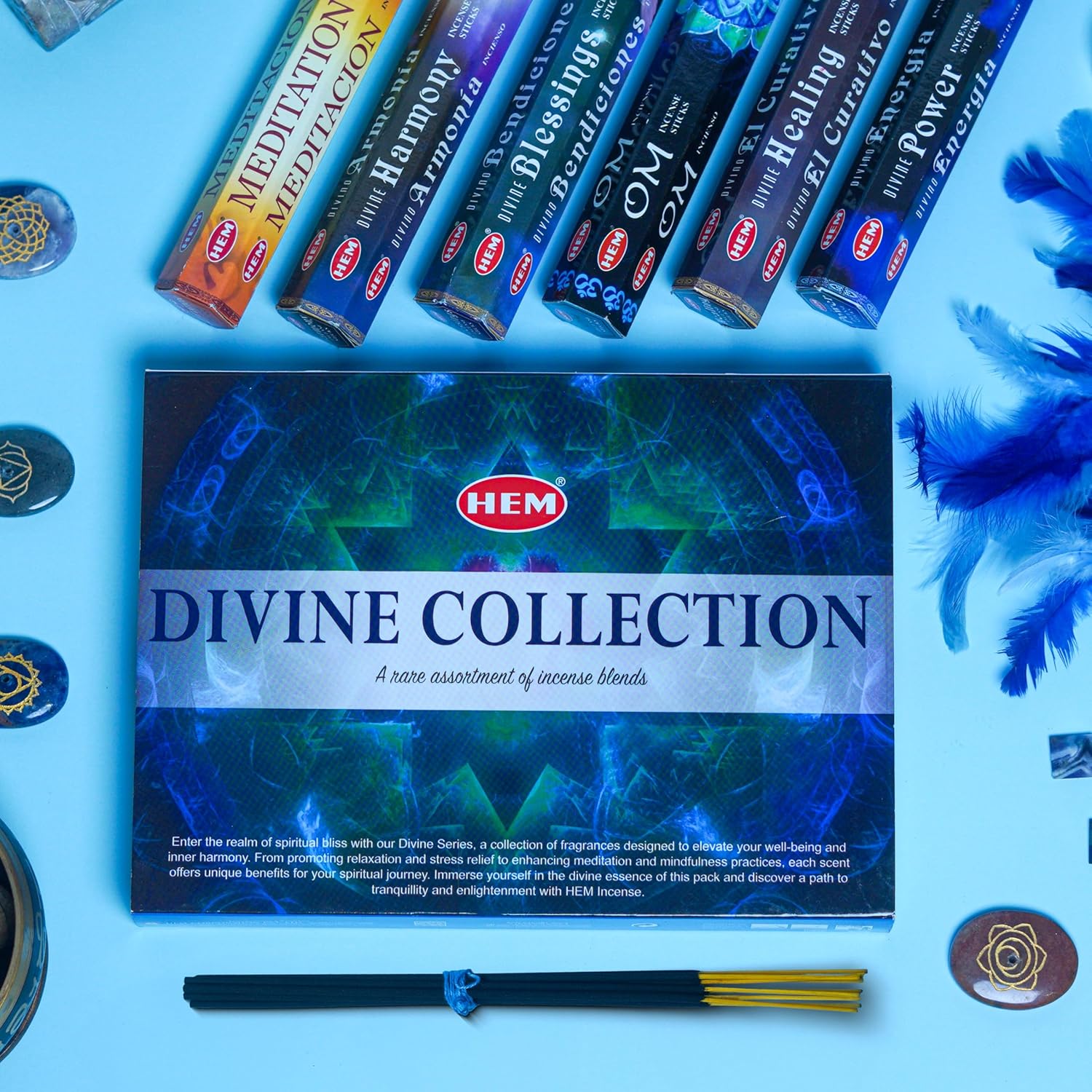 Hem Divine Collection Gift Pack – Sacred Incense for Spiritual Upliftment & Ritual