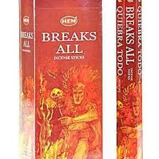 HEM Incense Sticks | Breaks All, Anti Tobacco, Anti Stress & Against Jealousy | 20 Sticks | Handrolled in India