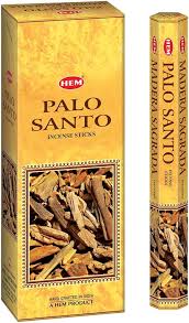 HEM Palo Santo Incense Sticks | 20 Sticks | Energy Cleansing & Spiritual Focus | Handrolled in India