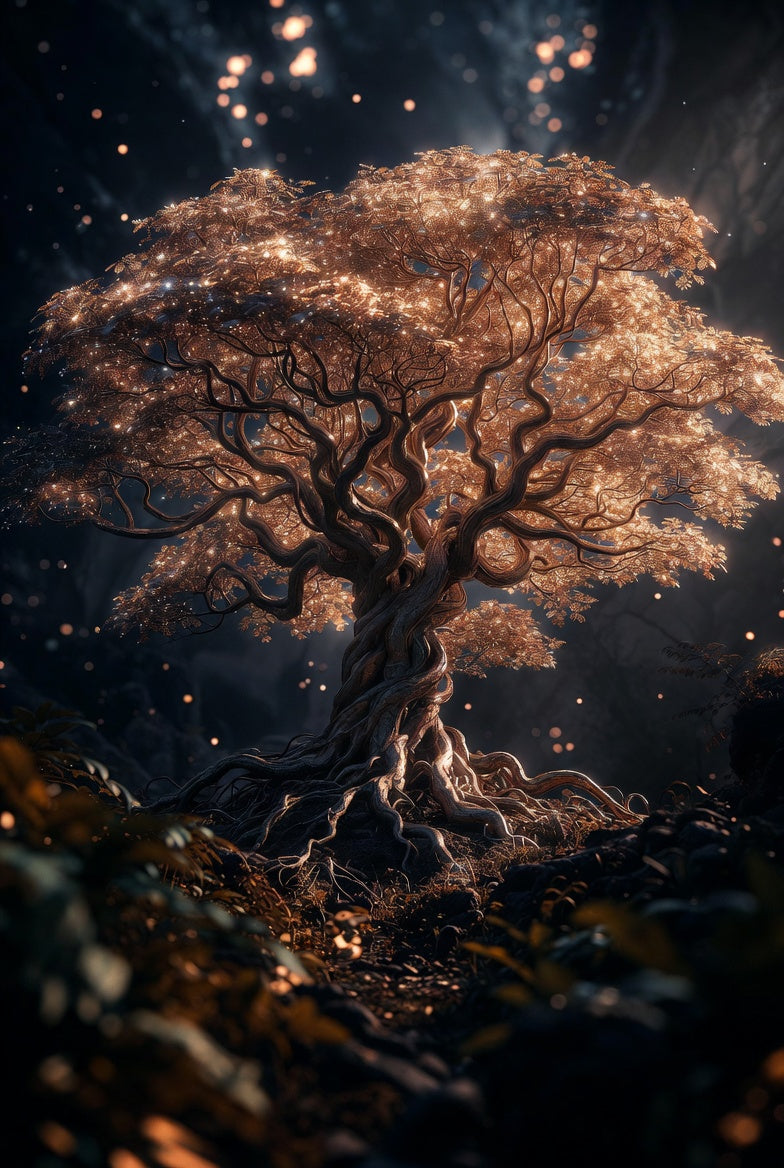 Chakra Gemstone Wall Window Hanging - Vibrant 11-12" Spiritual Accent Tree of Life or Goddess